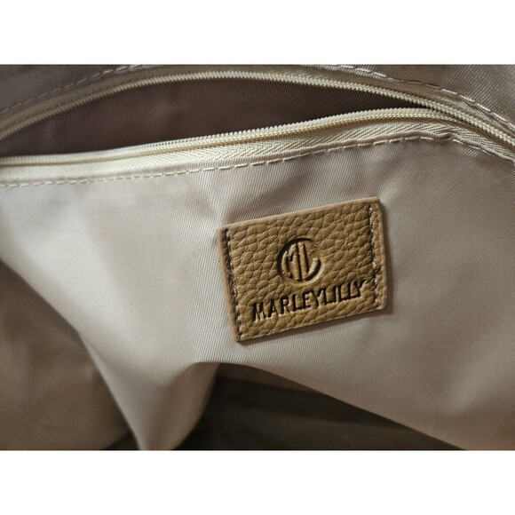 Marley Lilly Monogrammed Spotted Weekender Leopard Print Wide - Picture 6 of 10